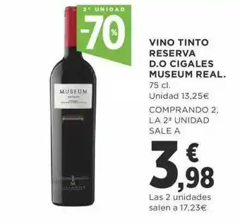 Supercor 2a unidad -70% vino tinto reserva d.o. cigales meseum real oferta