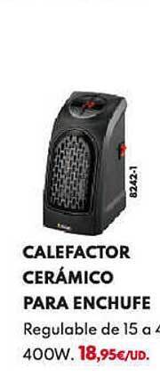 BricoCentro Calefactor cerámico para enchufe oferta