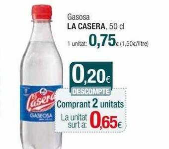 Condis Gasosa la casera oferta
