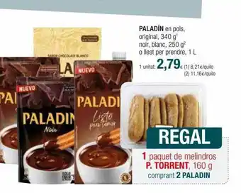 Condis Paladin en pols original noir, blanc, o llest per prendre oferta