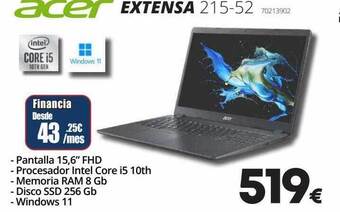 Ecomputer Acer extensa 215-52 oferta