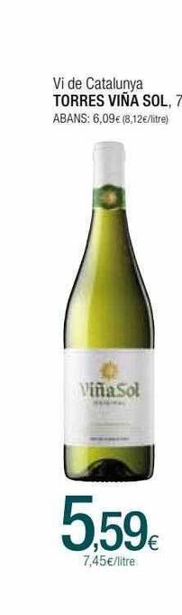 Condis Vi de catalunya torres viña sol oferta