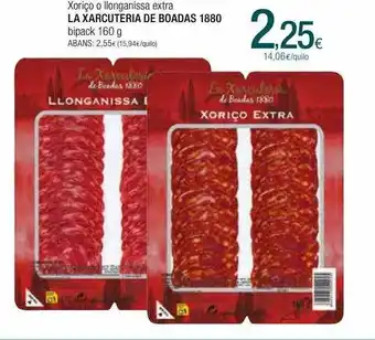 Condis Xoriço llonganissa extra la xarcuteria de boadas 1880 bipack oferta