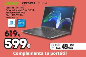 Ecomputer Acer extensa 215-54 oferta