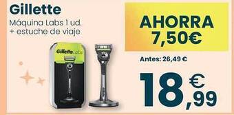 Clarel Gillette máquina labs + estuche de viaje oferta