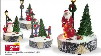 GiFi Escena pueblo navideno 3 led oferta