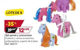 GiFi Set ponis y unicornios oferta