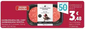 Supercor 2a unidad -50% hamburguesa del chef hamburguesa nostra oferta