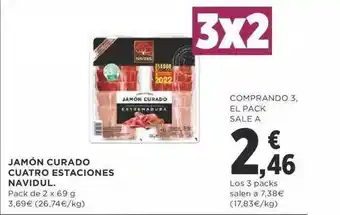 Supercor Jamón curado cuatro estaciones navidul oferta