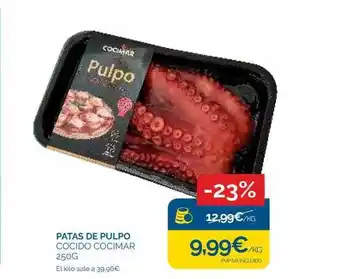 Cash Ecofamilia Patas de pulpo cocido cocimar oferta