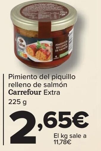 Carrefour Pimiento del piquillo relleno de salmón carrefour extra oferta