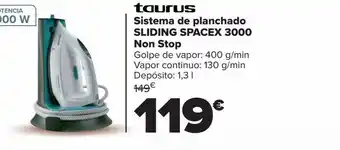 Carrefour Sistema de planchado sliding spacex 3000 non stop taurus oferta