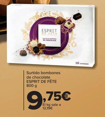 Carrefour Surtido bombones de chocolate esprit de fête oferta