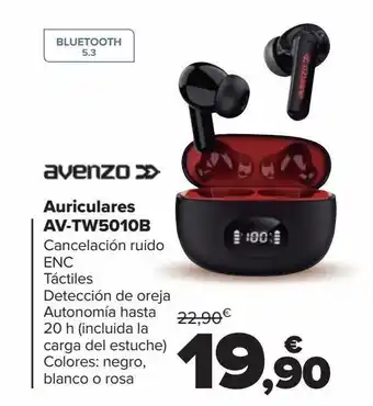 Carrefour Auriculares av-tw5010b avenzo oferta