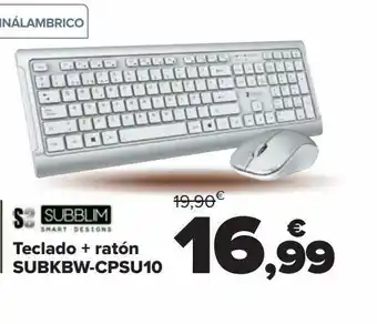 Carrefour Teclado + ratón subkbw-cpsu10 oferta