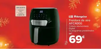 Carrefour Freidora de aire afc4000 orbegozo oferta