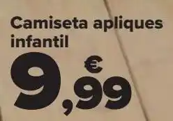 Carrefour Camiseta apliques infantil oferta