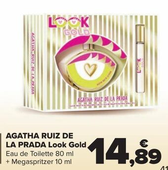 Carrefour Agatha ruiz de la prada look gold oferta