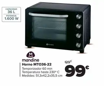 Carrefour Horno mt036-22 mandine oferta