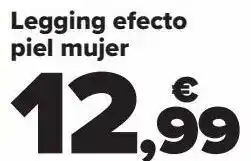 Carrefour Legging efecto piel mujer oferta