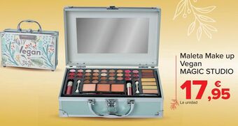 Carrefour Maleta make up vegan magic studio oferta