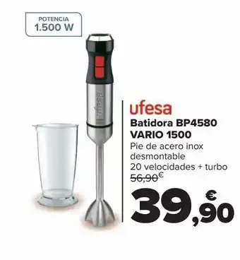 Carrefour Batidora bp4580 vario 1500 ufesa oferta