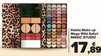 Carrefour Paleta make up mega wild safari magic studio oferta