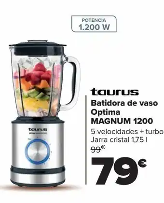 Carrefour Batidora de vaso optima magnum 1200 taurus oferta