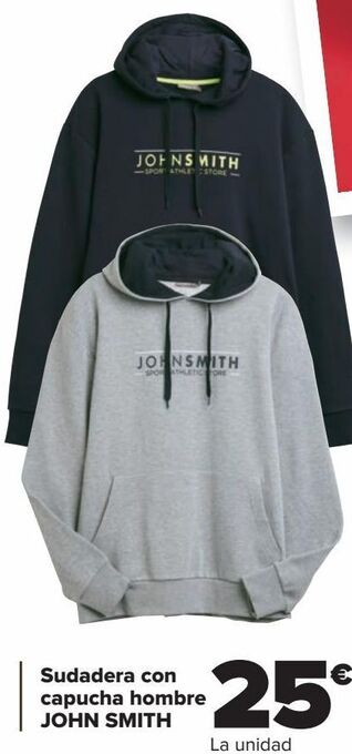Carrefour Sudadera con capucha hombre john smith oferta