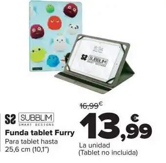 Carrefour Funda tablet furry subblim oferta