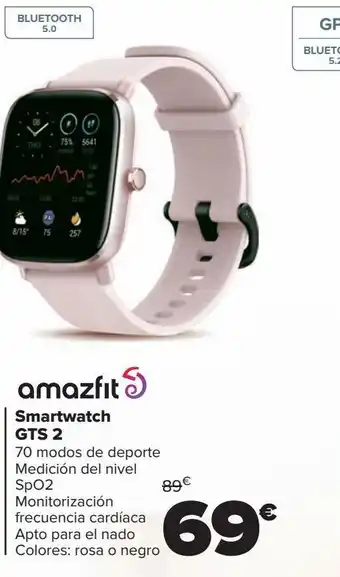 Carrefour Smartwatch gts 2 amazfit oferta