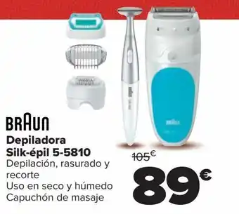 Carrefour Depiladora silk-épil 5-5810 braun oferta