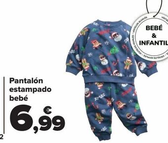 Carrefour Pantalón estampado bebé oferta