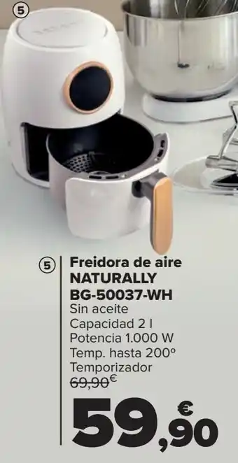 Carrefour Freidora de aire naturally bg-50037-wh oferta