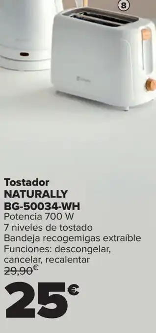 Carrefour Tostador naturally bg-50034-wh oferta