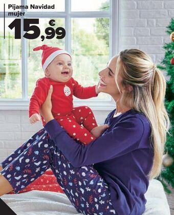 Carrefour Pijama navidad mujer oferta