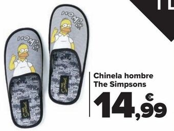 Carrefour Chinela hombre the simpsons oferta
