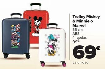 Carrefour Trolley mickey & minnie o marvel oferta