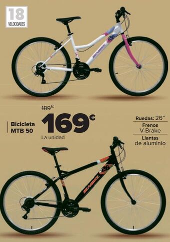Carrefour Bicicleta mtb 50 oferta