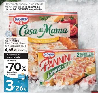 Caprabo Pizza dr oetker oferta