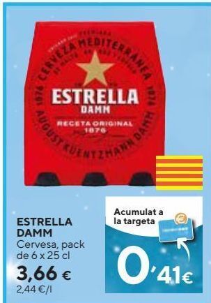 Caprabo Cerveza estrella damm oferta