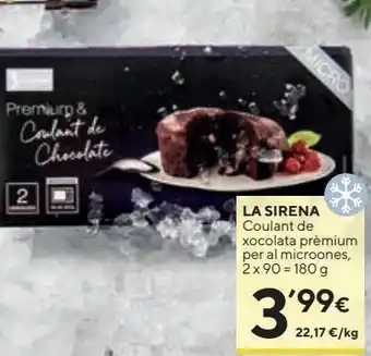 Caprabo Coulant de chocolate oferta