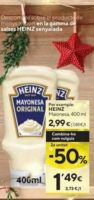 Caprabo Mayonesa heinz oferta