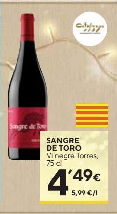 Caprabo Vino tinto sangre de toro oferta