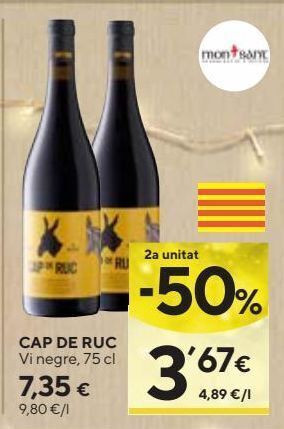 Caprabo Vino tinto cap de ruc oferta