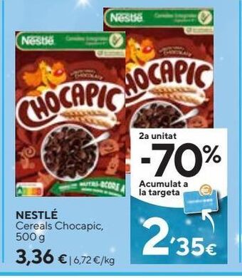 Caprabo Cereales chocapic nestlé oferta