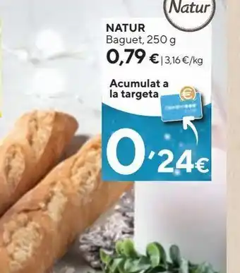 Caprabo Baguette eroski natur oferta