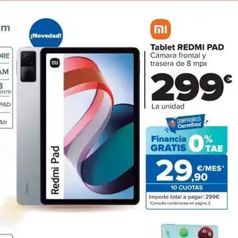 Carrefour Tablet redmi oferta