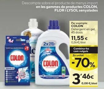Caprabo Detergente gel colon oferta