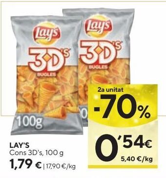 Caprabo Patatas chips lay's oferta